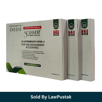 CA Inter scanner books set papers 4 to 6 Suchita Prakashan 2026