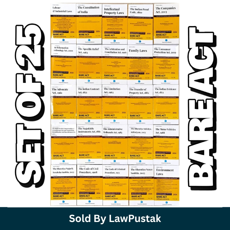 Complete Bare Acts combo for judiciary and law exams