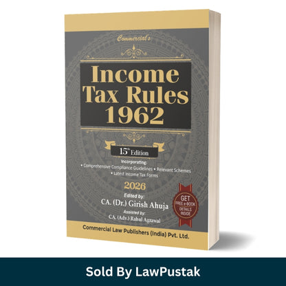 income tax law rules book India updated edition 2026