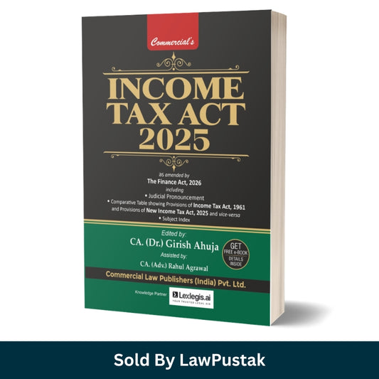 Commercial law publishers income tax act 2025 preorder
