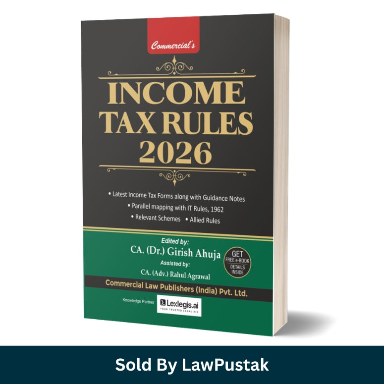 Income tax law rules book India 2026 edition