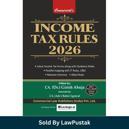 CA Girish Ahuja income tax rules latest edition with forms