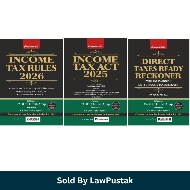 CA Girish Ahuja taxation book set latest edition India