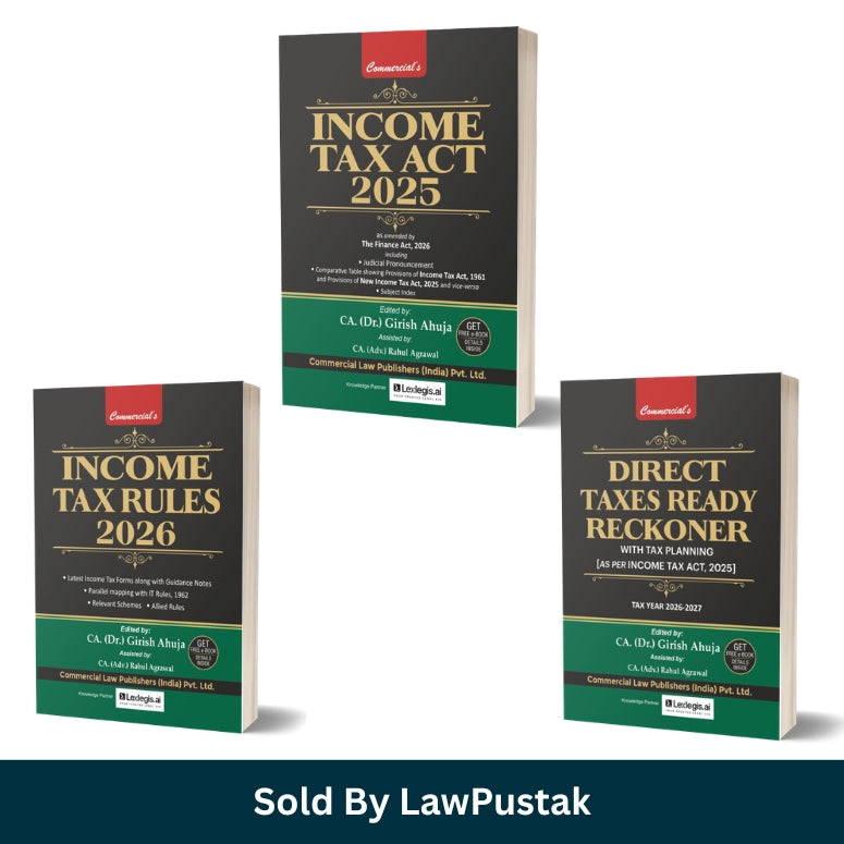 Direct tax law book combo India 