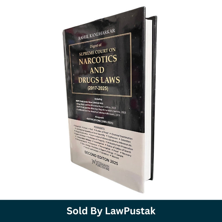 Narcotics and Drugs Laws Digest 2026 India by Rahul Kandharkar Supreme Court NDPS book cover