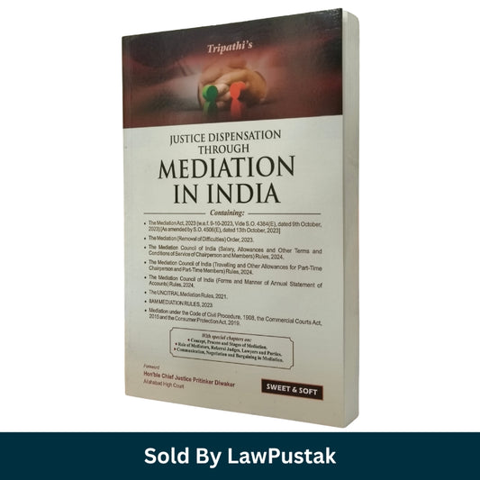 Mediation in India Law Book 2026 Justice Dispensation Through Mediation Tripathi Mediation Act 2023 Guide