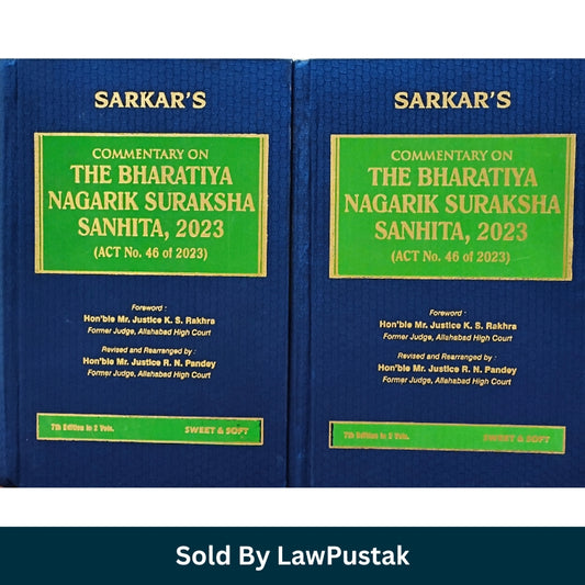 Bharatiya Nagarik Suraksha Sanhita 2023 Commentary 2026 India Sarkar 2 Volume BNSS Law Book