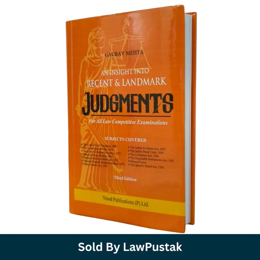Recent and Landmark Judgments Book 2026 India Gaurav Mehta Vinod Publications Judiciary Exam Guide