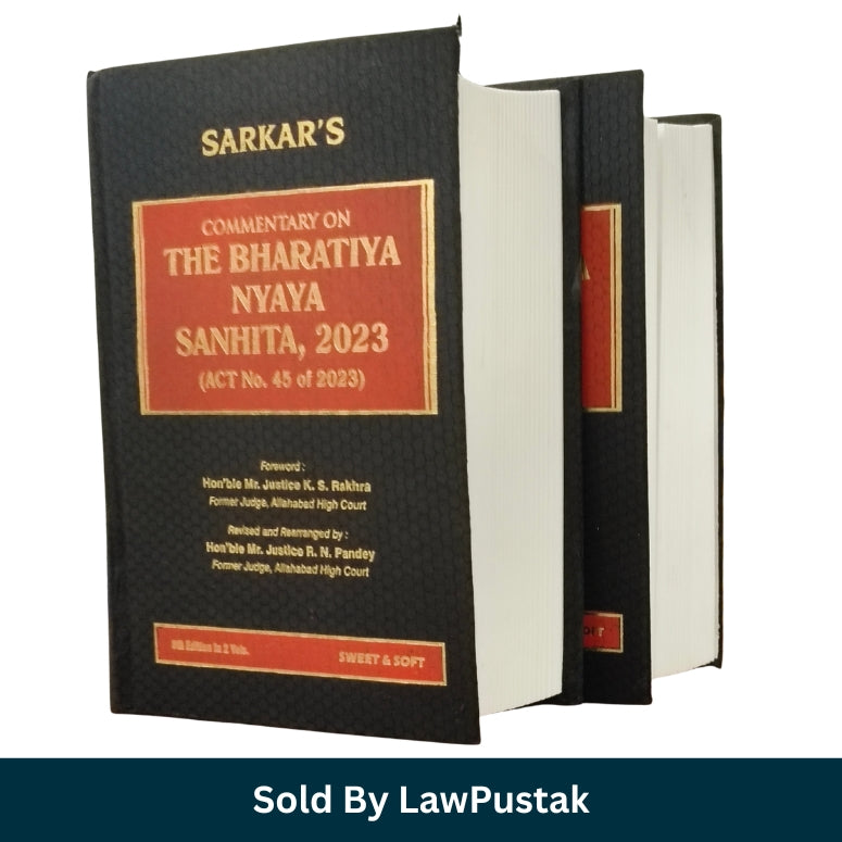 Bharatiya Nyaya Sanhita 2023 Commentary 2026 India Sarkar 2 Volume Criminal Law Book
