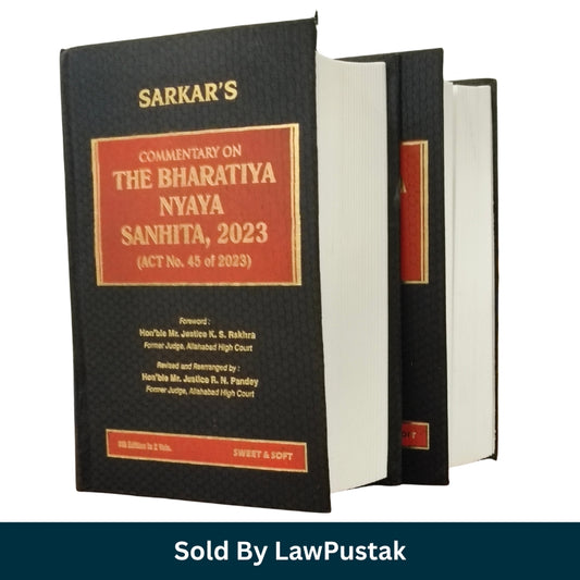 Bharatiya Nyaya Sanhita 2023 Commentary 2026 India Sarkar 2 Volume Criminal Law Book