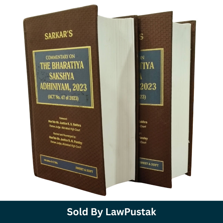 Bharatiya Sakshya Adhiniyam 2023 Commentary 2026 India Sarkar 2 Volume Evidence Law Book