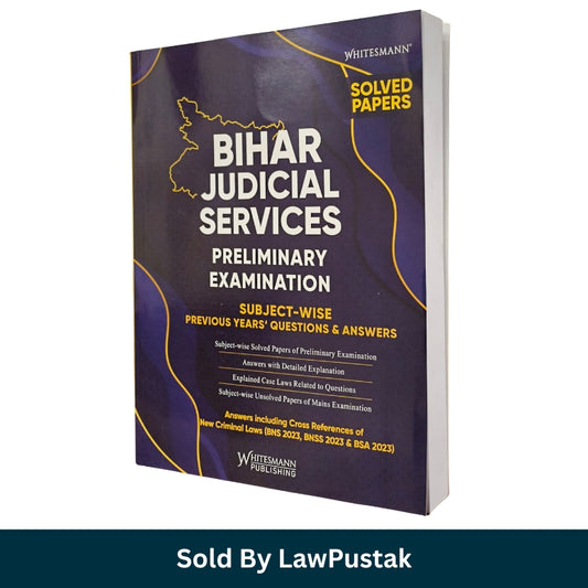 Bihar Judicial Services Solved Papers 2026 Preliminary Exam Book India Whitesmann Publishing