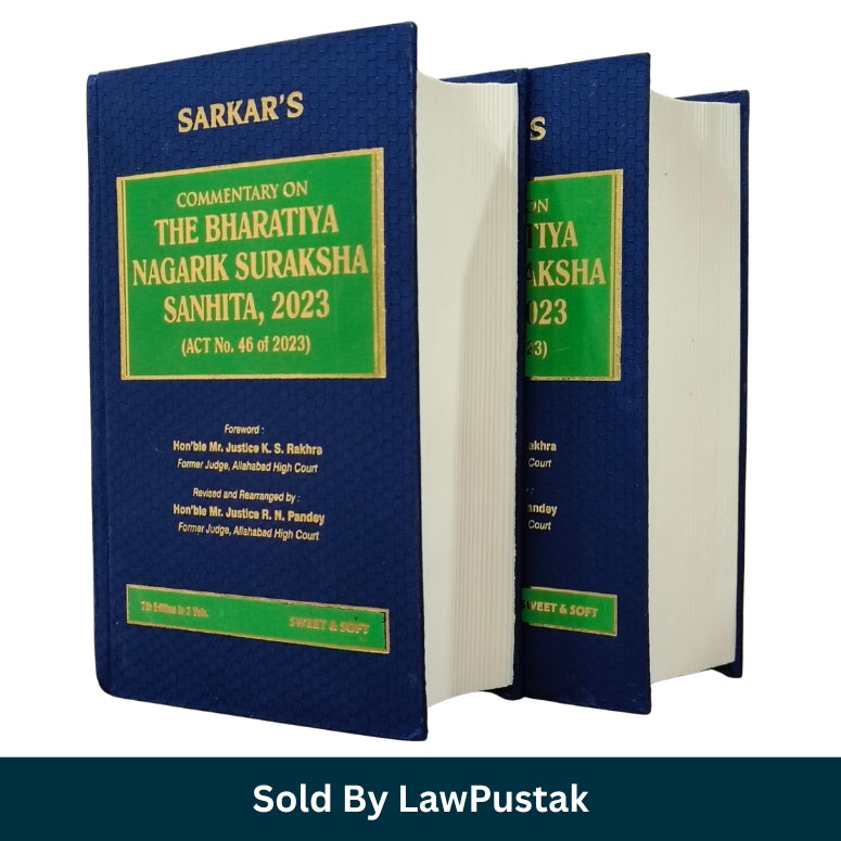 Bharatiya Nagarik Suraksha Sanhita 2023 Commentary 2026 India Sarkar 2 Volume BNSS Law Book