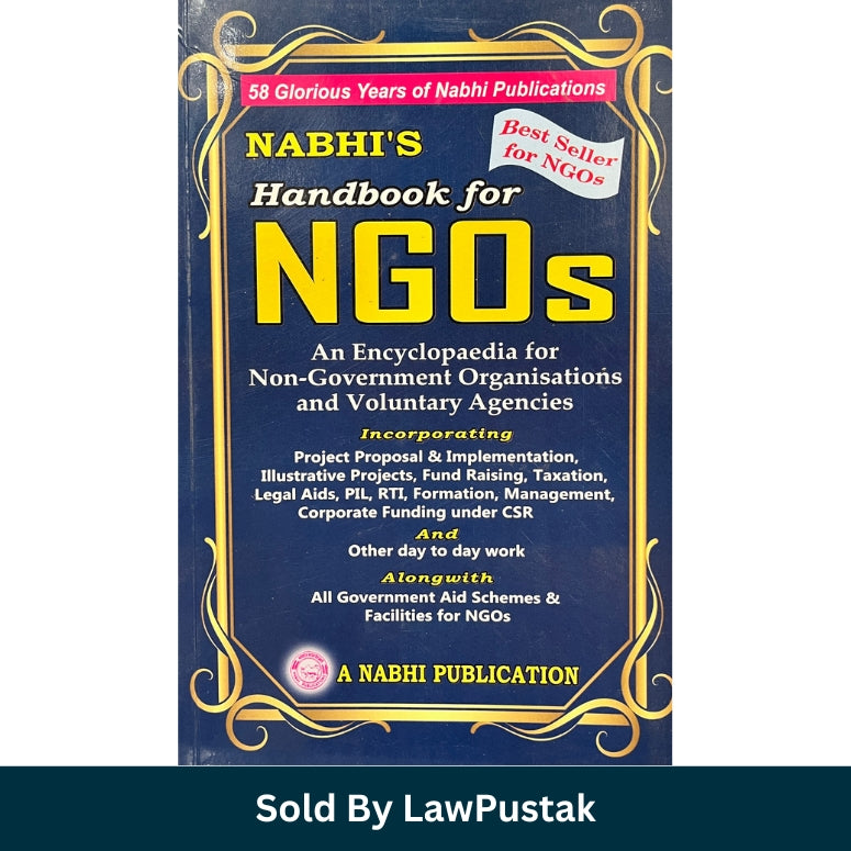 Nabhi Handbook for NGOs 2026 India NGO Law Management CSR Guide Book