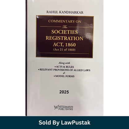 Societies Registration Act Book 2026 India commentary Rahul Kandharkar NGO law guide