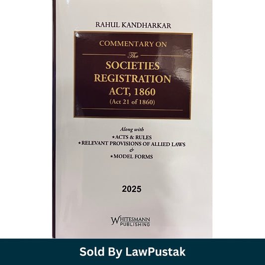 Societies Registration Act Book 2026 India commentary Rahul Kandharkar NGO law guide