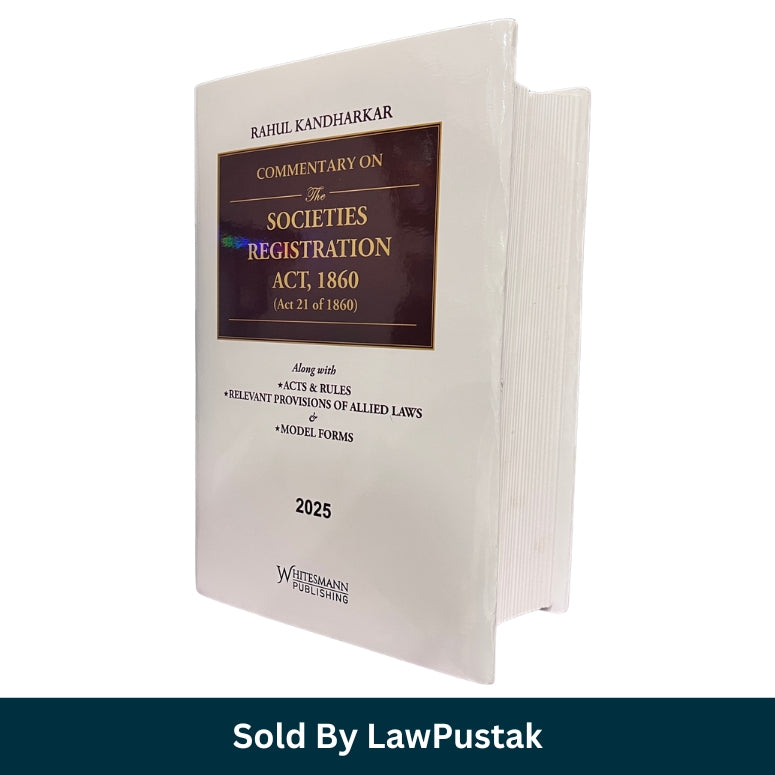 Societies Registration Act Book 2026 India commentary Rahul Kandharkar NGO law guide