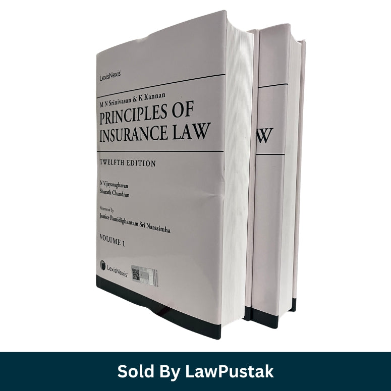 Insurance Law Book 2026 India Principles of Insurance Law 2 Volume Set LexisNexis Srinivasan Kannan