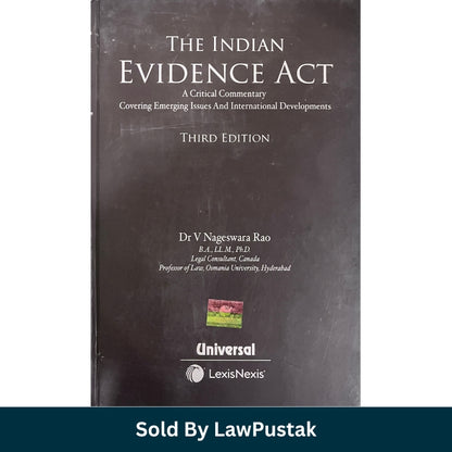 Indian Evidence Act Book 2023 India Critical Commentary Dr V Nageswara Rao LexisNexis Universal