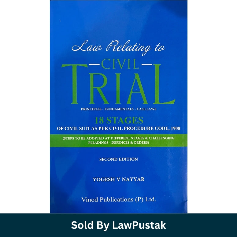 Civil Trial Law Book 2026 India CPC Guide 18 Stages Yogesh V Nayyar Vinod Publications