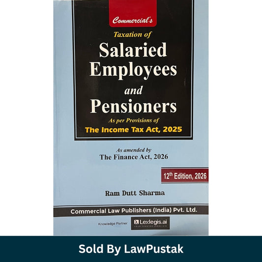 Taxation of Salaried Employees 2026 India Ram Dutt Sharma Income Tax Act Book