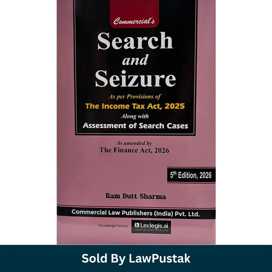 Search and Seizure Law Book 2026 India Ram Dutt Sharma Income Tax Act Finance Act 2026
