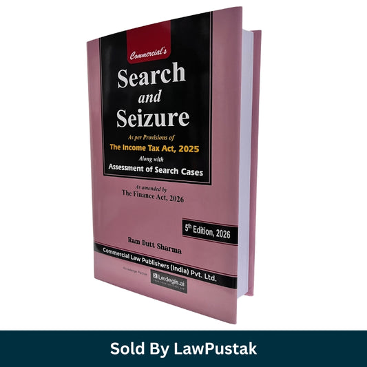 Search and Seizure Law Book 2026 India Ram Dutt Sharma Income Tax Act Finance Act 2026
