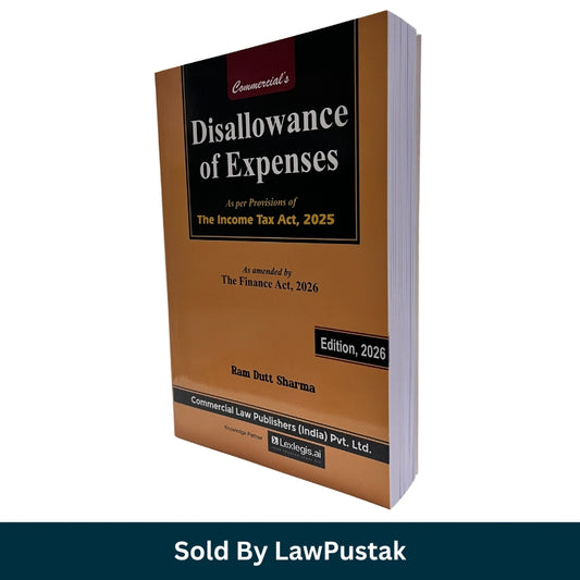 Disallowance of Expenses Book 2026 India Ram Dutt Sharma Income Tax Act Finance Act 2026