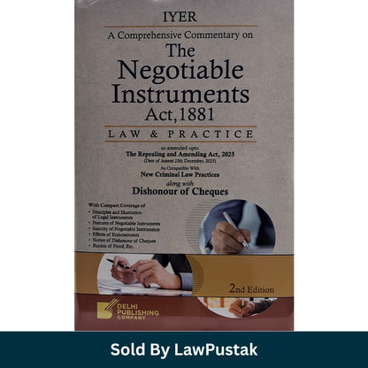 Negotiable Instruments Act Book 2026 India NI Act 1881 Cheque Bounce Law Guide