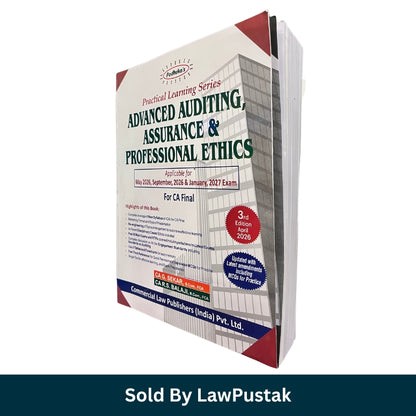 CA Final Auditing Book 2026 India Advanced Auditing Assurance Professional Ethics CA G Sekar