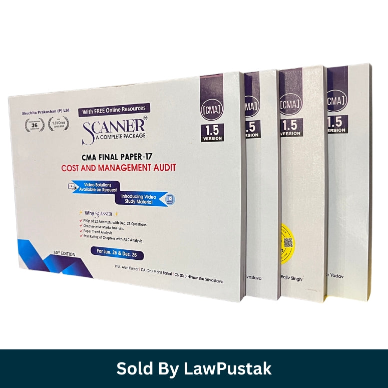 CMA Final Scanner Books Combo 2026 India Shuchita Prakashan all papers study package