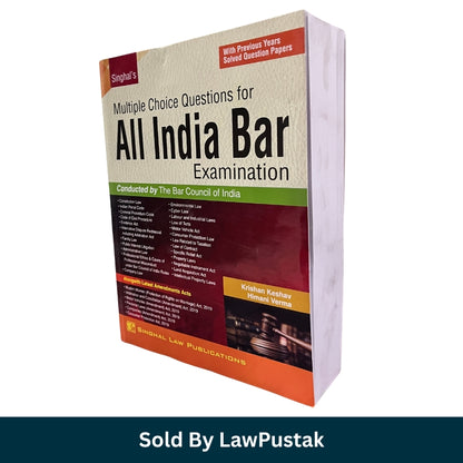 AIBE MCQ Book 2024-25 Singhal Law Publications Krishan Keshav Himani Verma India