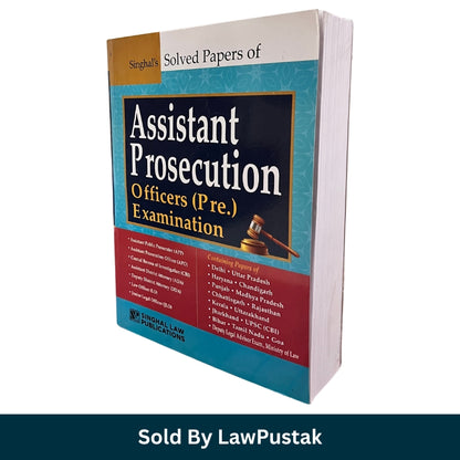Assistant Prosecution Officers Solved Papers Book 2026 India Singhal Law Publications