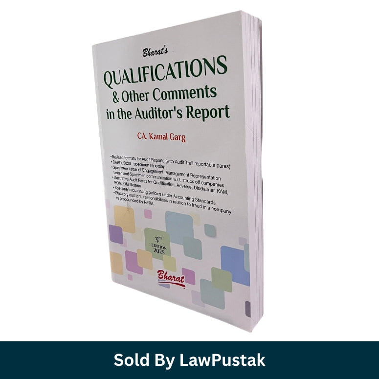Bharat Qualifications Other Comments Auditor Report Book 2025 CA Kamal Garg India