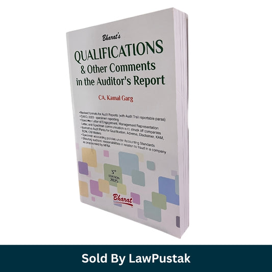 Bharat Qualifications Other Comments Auditor Report Book 2025 CA Kamal Garg India