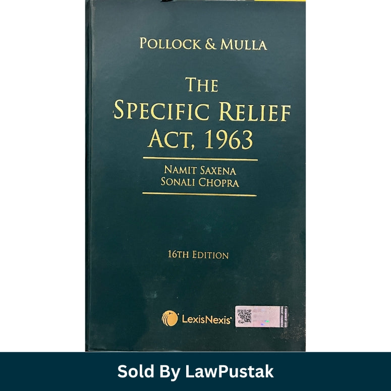 Specific Relief Act Book 2025 India Pollock Mulla LexisNexis Commentary Civil Law Guide