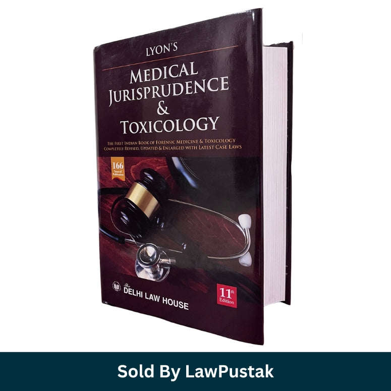 Medical Jurisprudence Book 2024 India Lyon Toxicology Forensic Law Delhi Law House 11th Edition