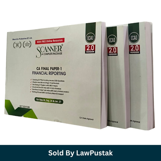 CA Final Scanner Combo Books FR AFM Audit Charu Agrawal India