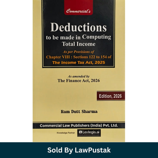Income Tax Deductions Book 2026 Ram Dutt Sharma Chapter VIII India