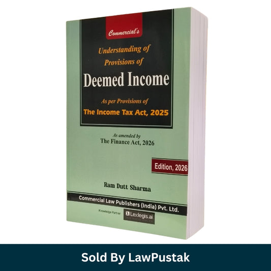 Deemed Income Tax Book 2026 Ram Dutt Sharma Income Tax Act India