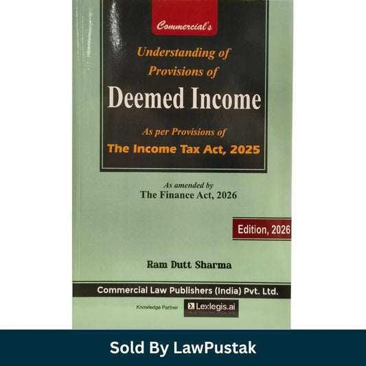Deemed Income Tax Book 2026 Ram Dutt Sharma Income Tax Act India