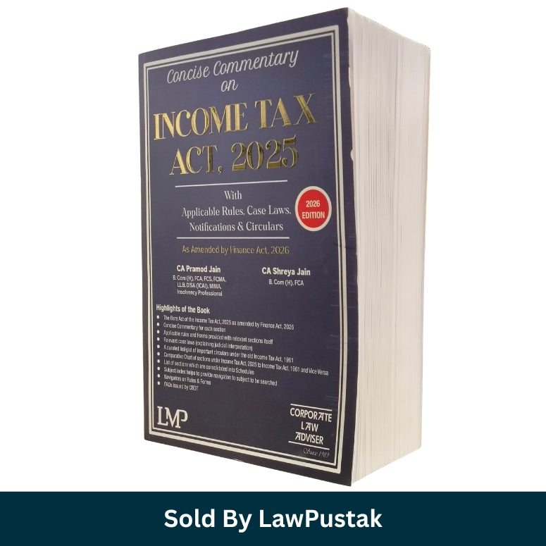 Income Tax Act 2025 Commentary Book 2026 CA Pramod Jain Shreya Jain India