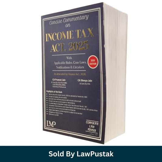 Income Tax Act 2025 Commentary Book 2026 CA Pramod Jain Shreya Jain India