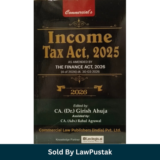 Income Tax Act 2025 Pocket Edition 2026 CA Girish Ahuja Taxation Book India