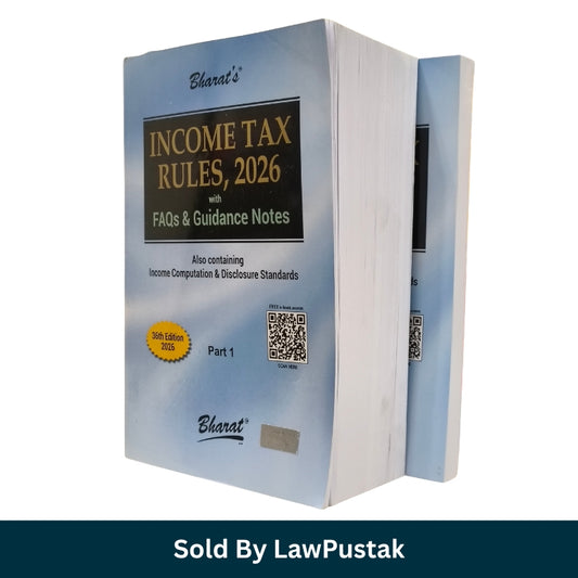 Income Tax Rules 2026 Book Set Bharat 36th Edition FAQs Guidance Notes India