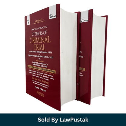 Criminal Trial 27 Stages Book Yogesh Nayyar BNSS CrPC India 2 Volume Set