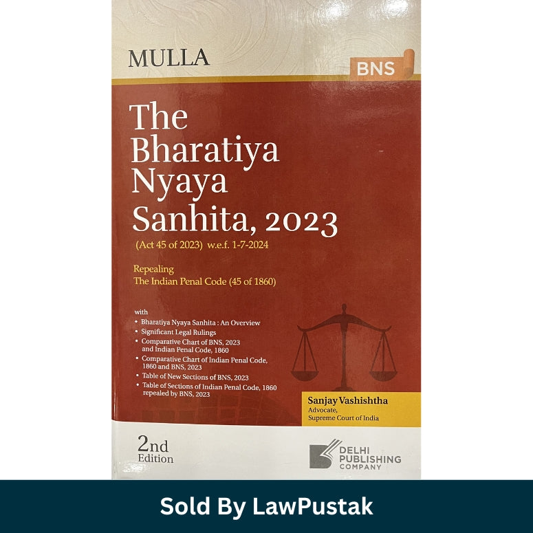 Bharatiya Nyaya Sanhita 2023 Book India Mulla Sanjay Vashishtha