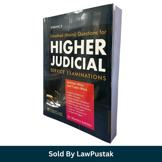 higher judicial service mains unsolved questions 2025 india mamta sahdev judiciary exam book