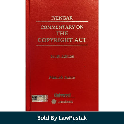 Iyengar Commentary on Copyright Act 2024 India Manish Arora law book