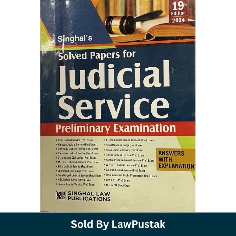 Judicial Service Solved Papers Preliminary Exam 2025 India Singhal
